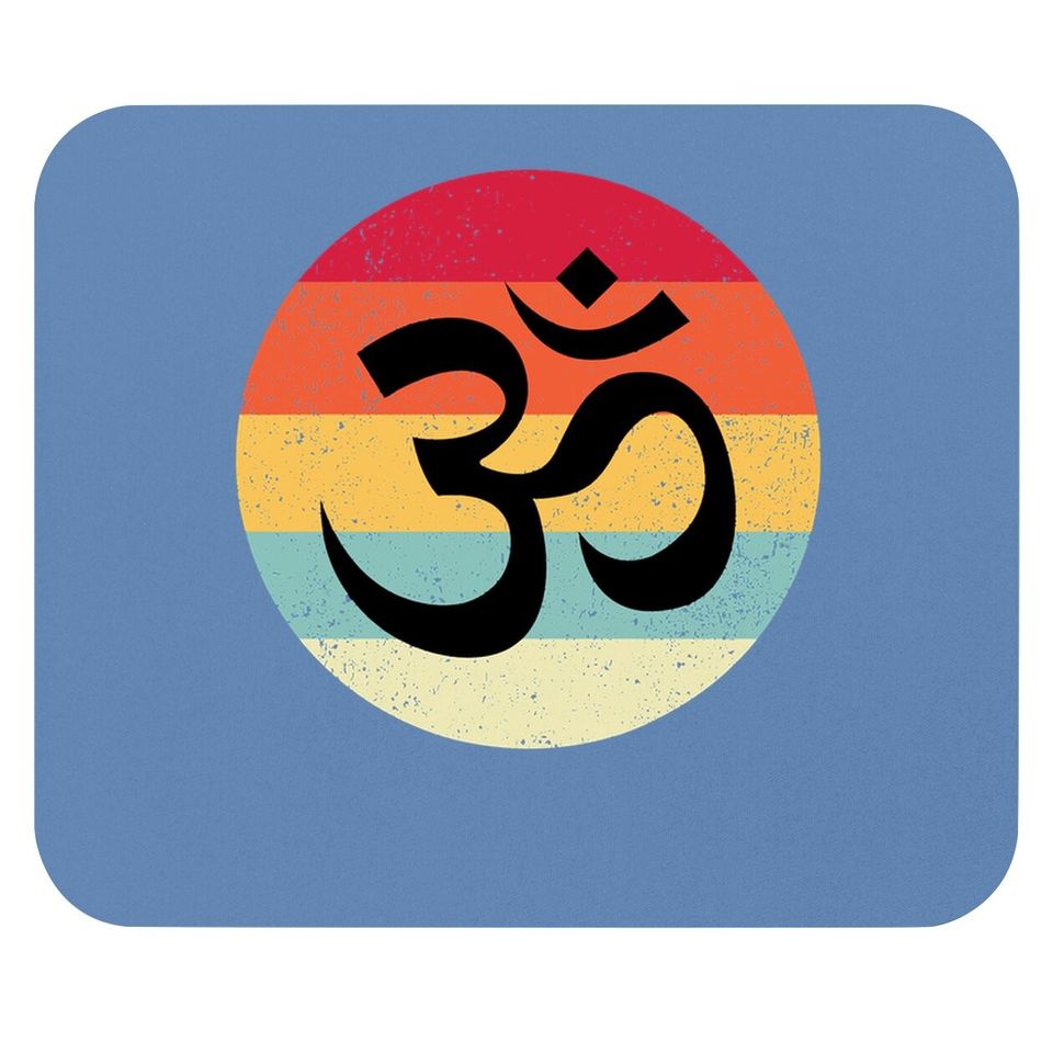 Om Symbol Aum Ohm Hindu Zen Tantra Yoga Day Namaste Gift Mouse Pad