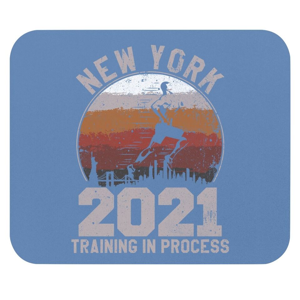 New York 2021 Training In Progress Great Marathon Souvenir Mouse Pad