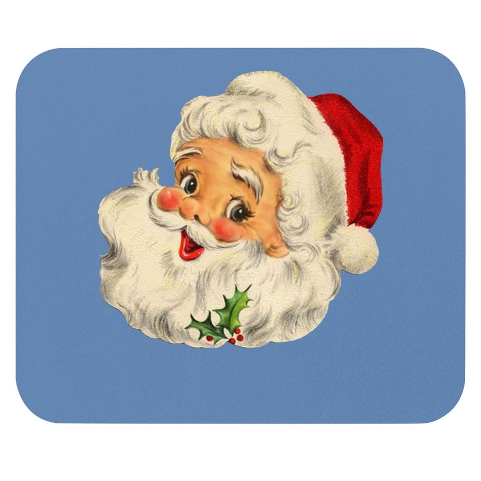 Christmas Santa Claus Face Mouse Pad