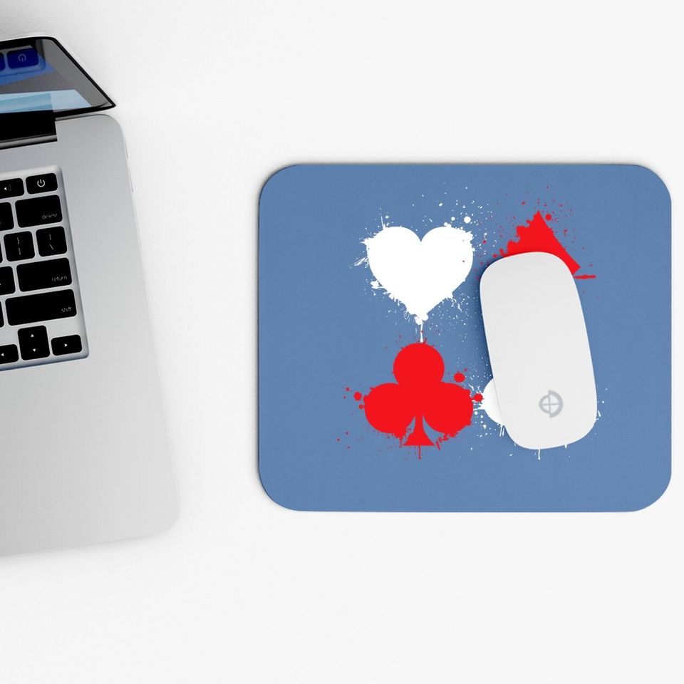 Playing Cards Poker Heart Spade All In Club Mouse Pad