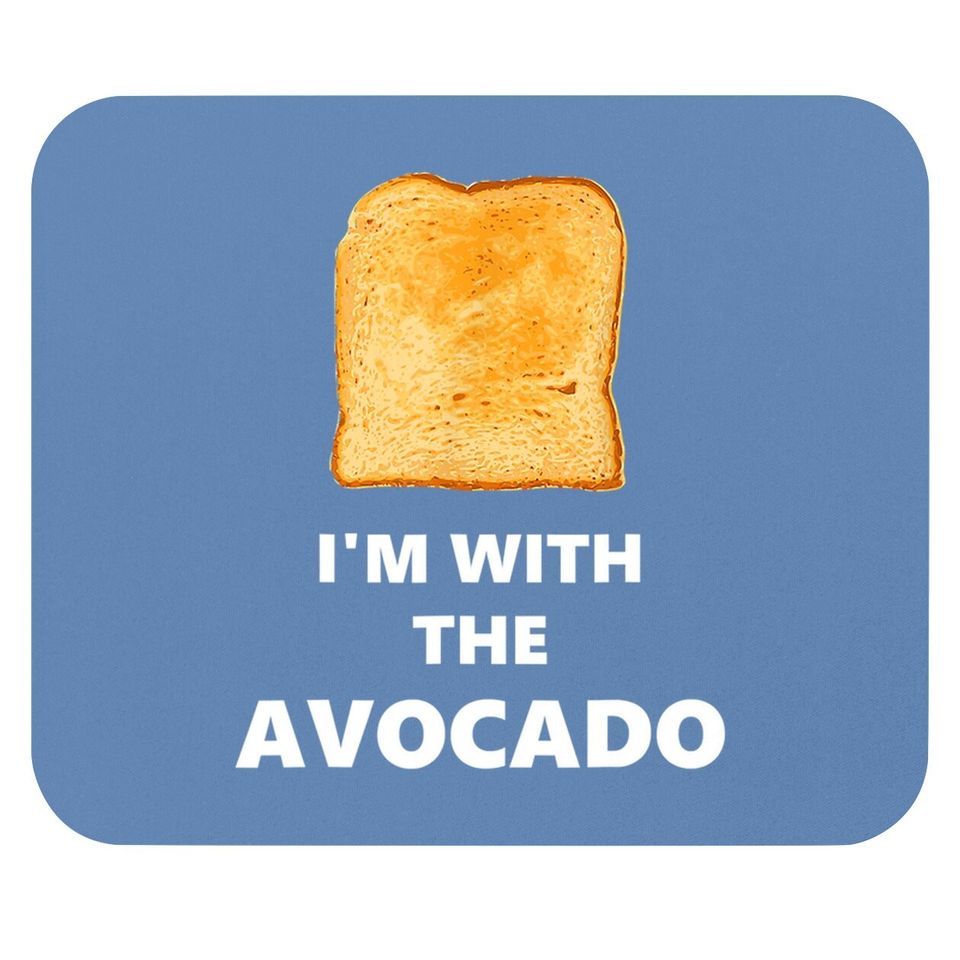 I'm With The Avocado Toast Halloween Mouse Pad