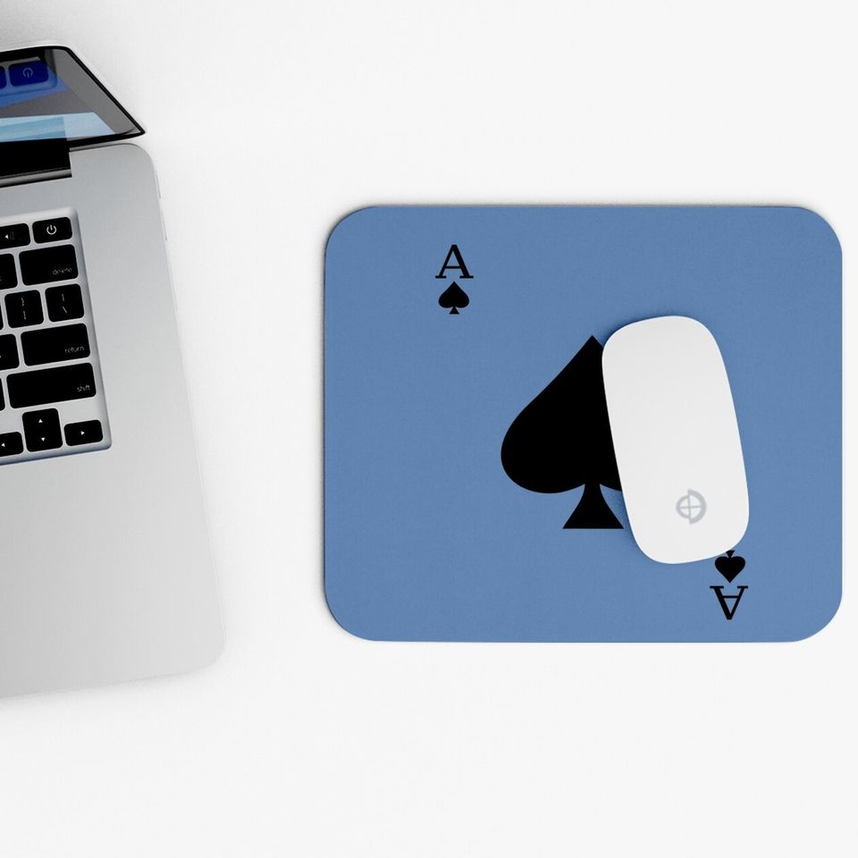 Ace Of Spades Deck Of Cards Halloween Costume Mouse Pad