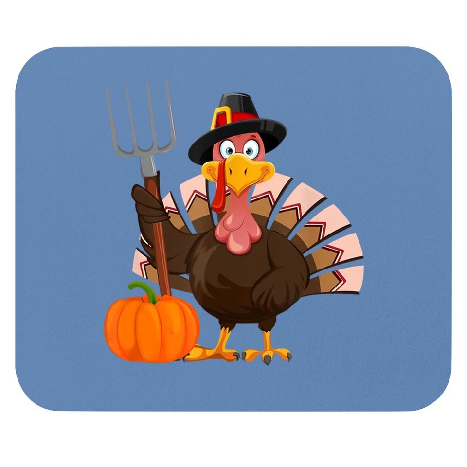 Thanksgiving Turkey Happy Thanksgiving Day Mouse Pad