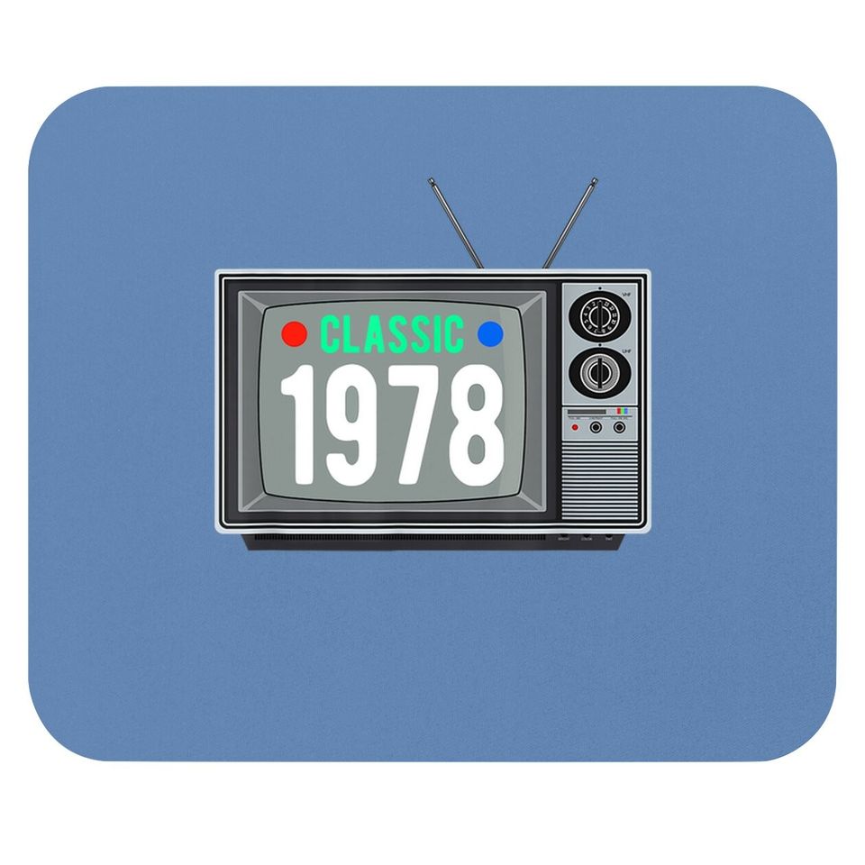 Classic 1978 Mouse Pad Vintage Tv 43rd Birthday Gift Mouse Pad Mouse Pad