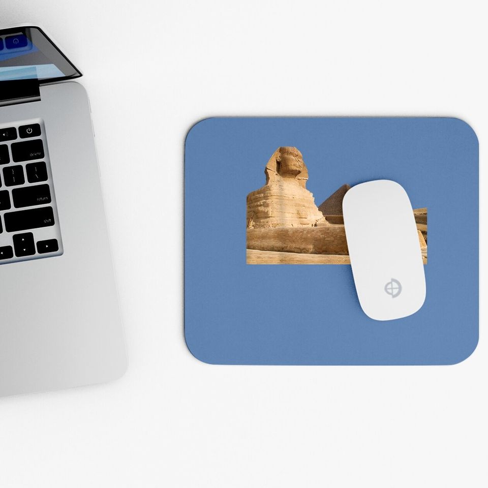Great Sphinx Of Giza And The Egyptian Pramids Mouse Pad