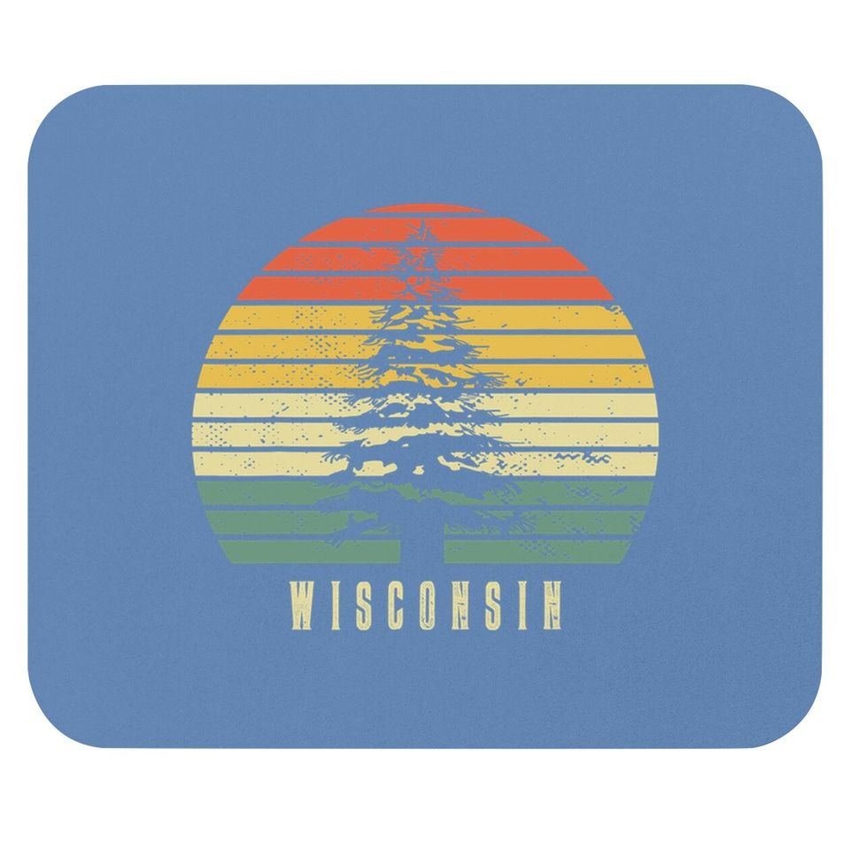 Wisconsin State Park Pine Tree Gift Residents Mouse Pad