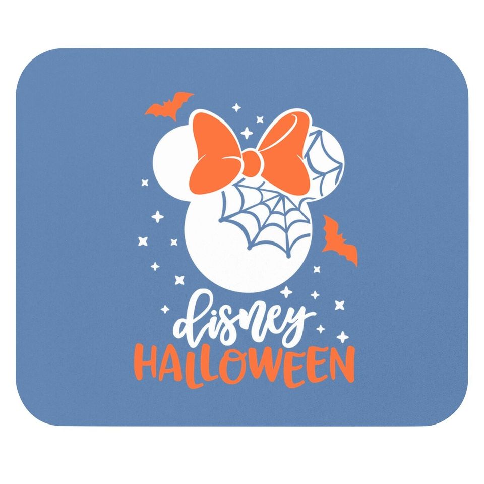 Disney Halloween Couple Matching Holiday Mickey Minnie Spiderweb Mouse Pad