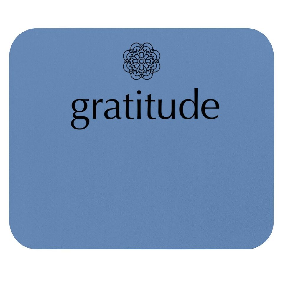 Gratitude Mindful Mandala Mouse Pad