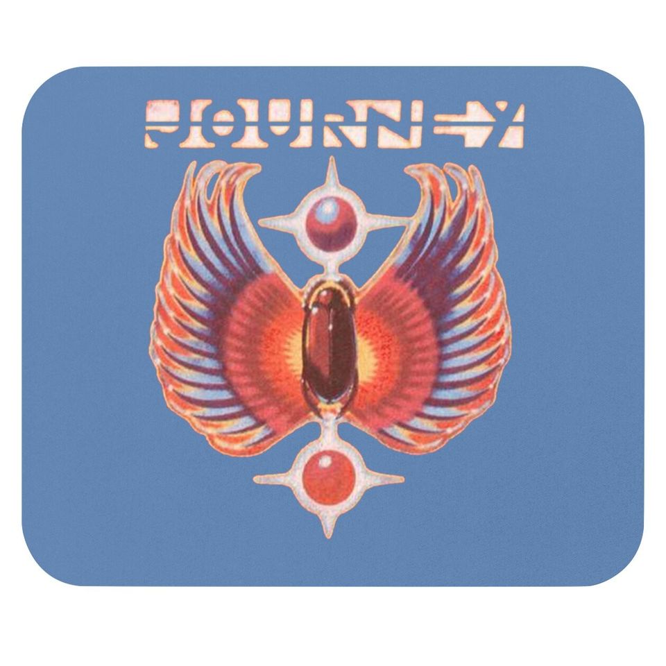 Journey Rock Band Music Group Colored Wings Logo Mouse Pad