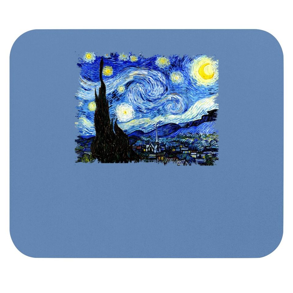 The Starry Night Vincent Van Gogh Mouse Pad