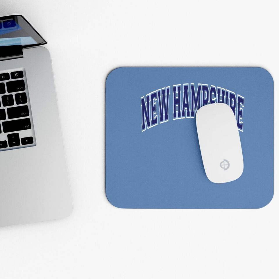 New Hampshire Varsity Style Mouse Pad
