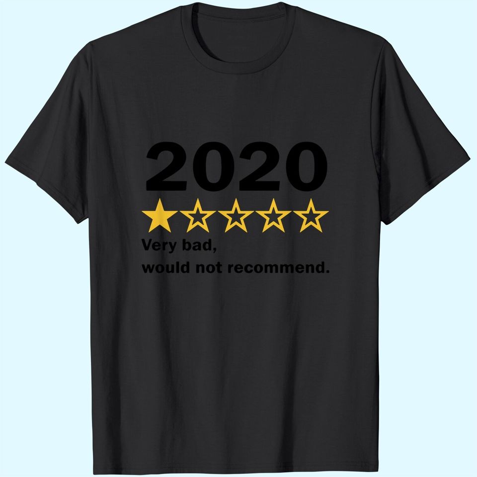 2020 Review Funny New Years Eve 2021 T-Shirt