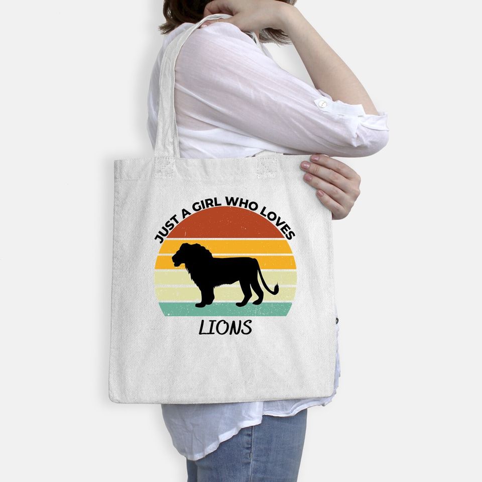Just A Girl Who Loves Lions Classic Bags