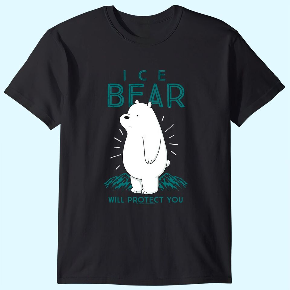 CN We Bare Bears Ice Bear Will Protect You T Shirt