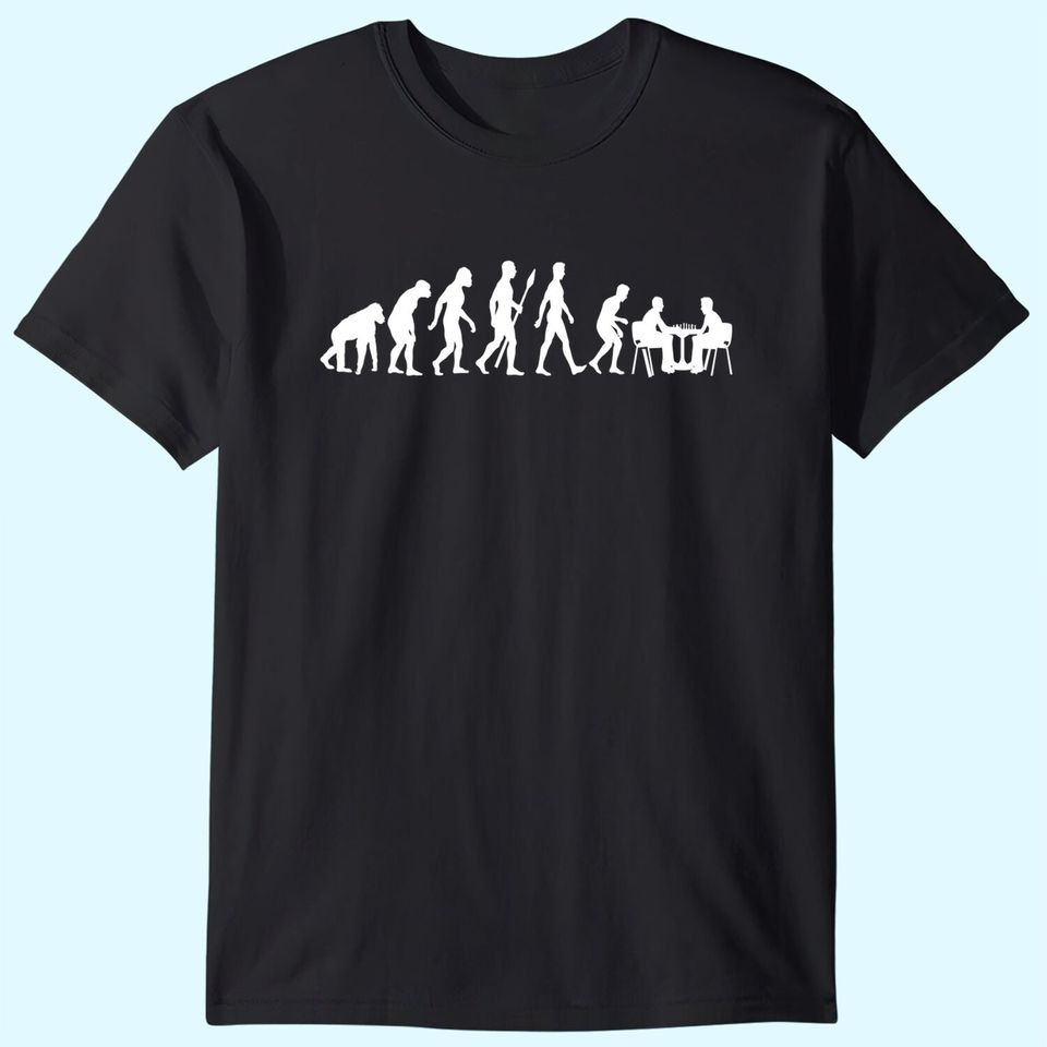 Chess Evolution Chess Board T Shirt