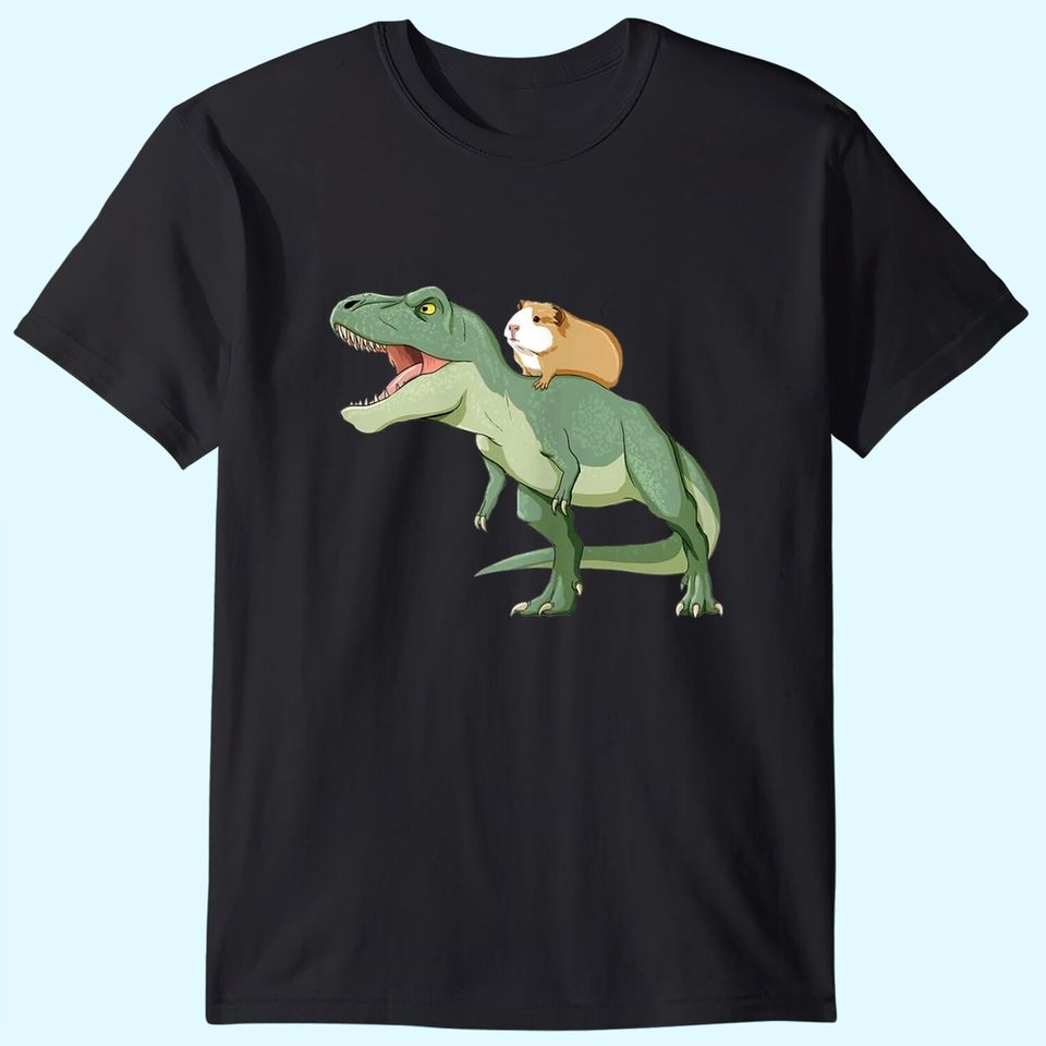 Pig Riding T Rex Dinosaur T-Shirt