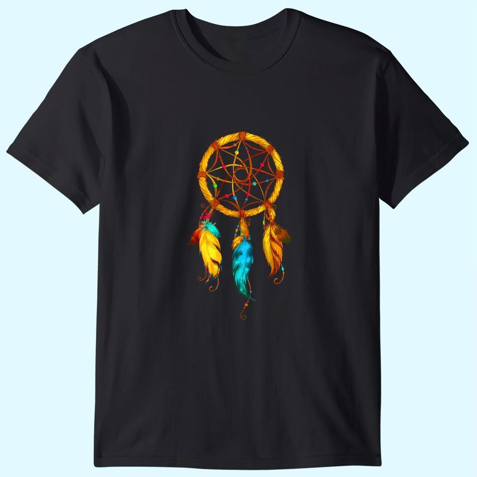 Native American Dreamcatcher Feather T-Shirt