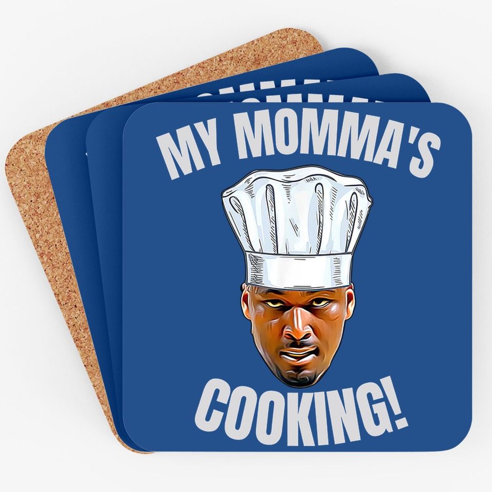 My Momma's Cooking Kwame Brown Mama's Son Peoples Champ Bust Coaster