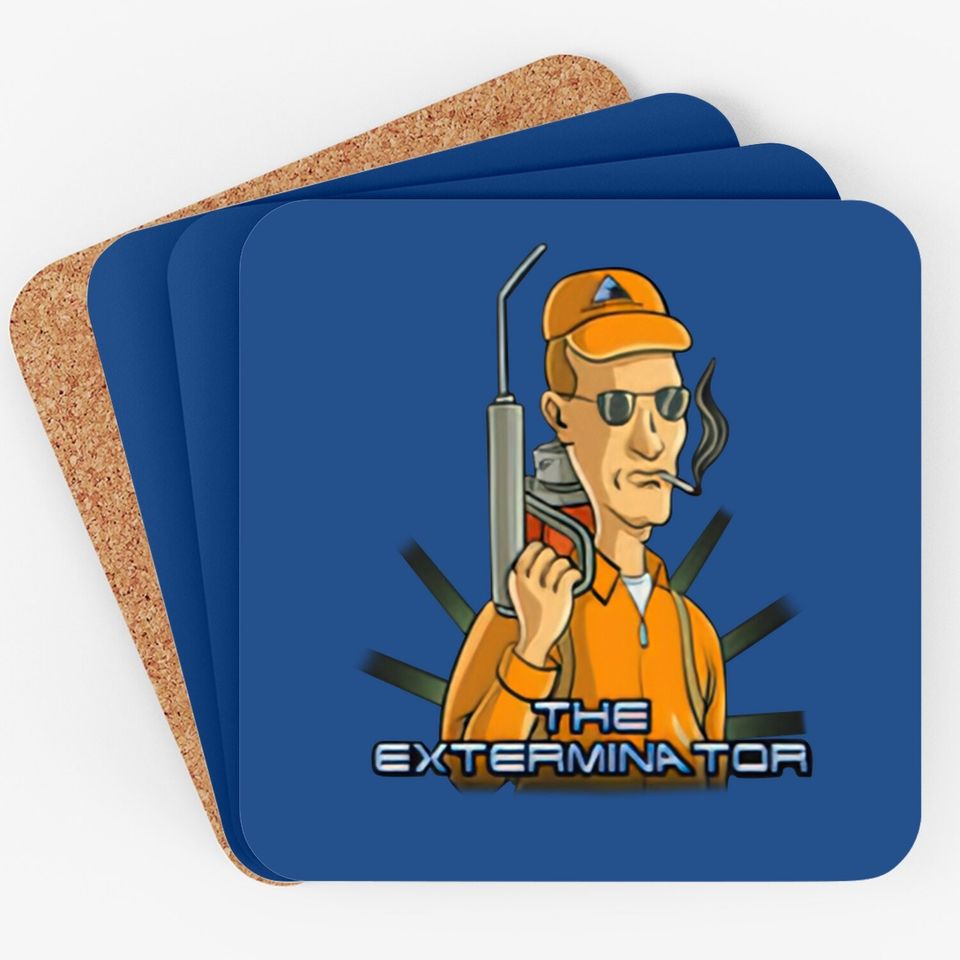 King Of The Hill Dale Gribble The Exterminator Dale Terminator Movie Mashup Coaster