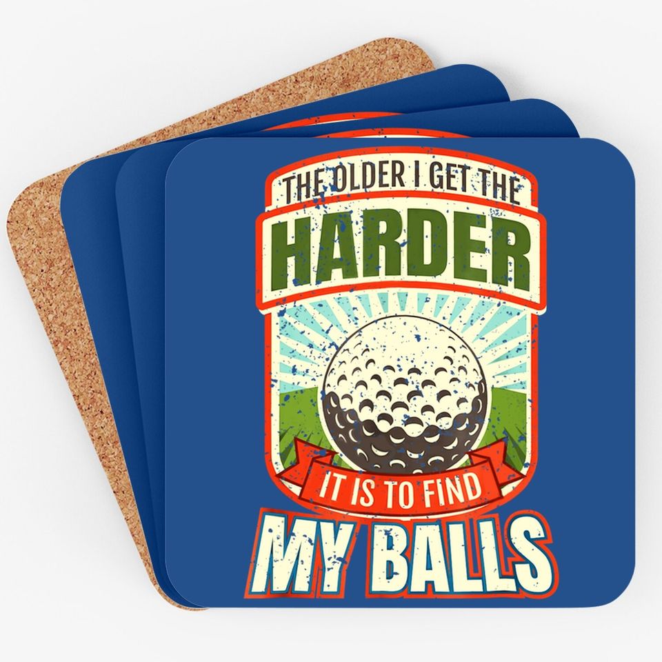 Funny Golf Coaster For Men, Funny Golfer Coaster