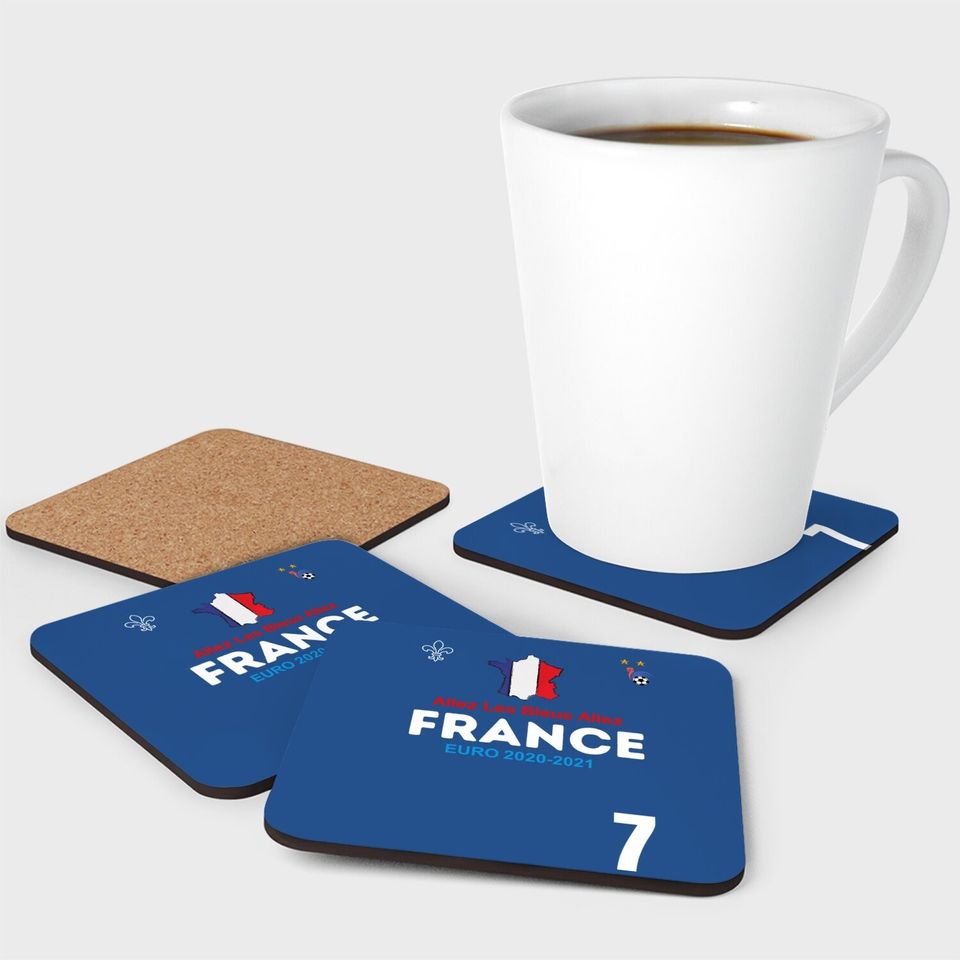 Euro 2021  coaster France Flag Football
