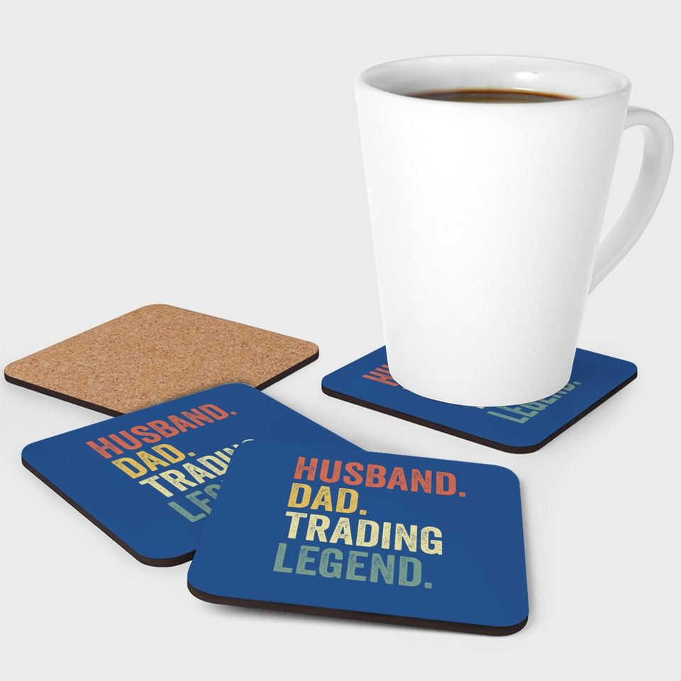 Funny Stock Trader Coaster Gifts Day Trading Crypto Bitcoin Coaster