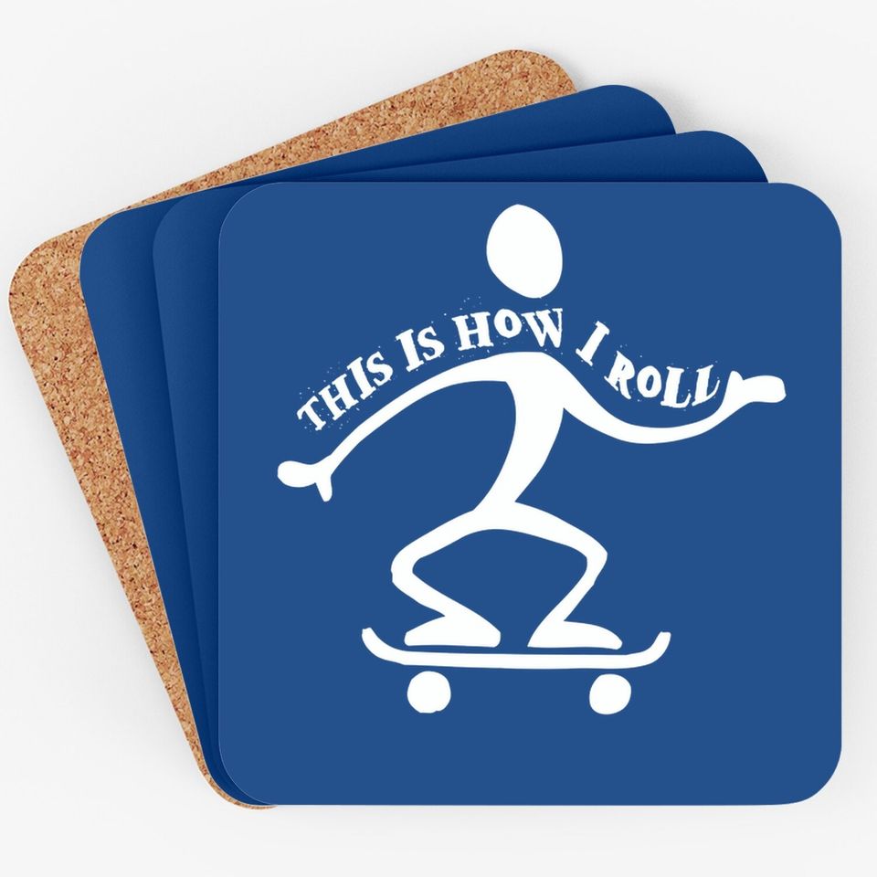 Skate Board Skater Gifts For Coasterns Skateboard Boys Clothes Coaster