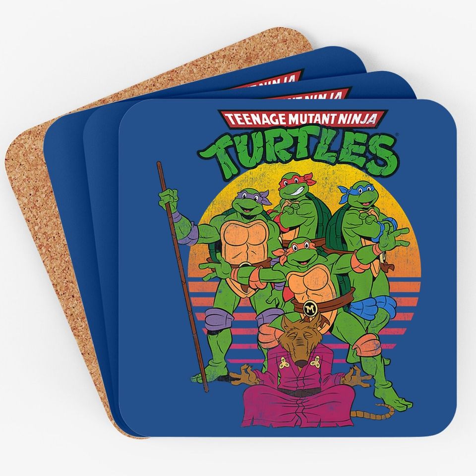 Teenage Mutant Ninja Turtles Retro Sun Group Coaster-coaster