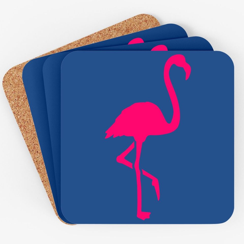 Pink Flamingo Coaster