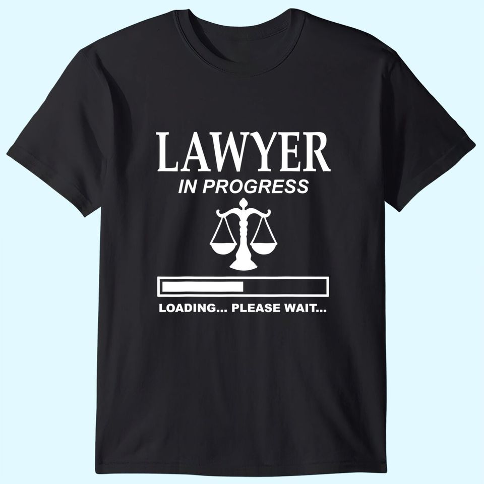 Scales of Justice Lawyer in Progress Law School Student Fun T-Shirt
