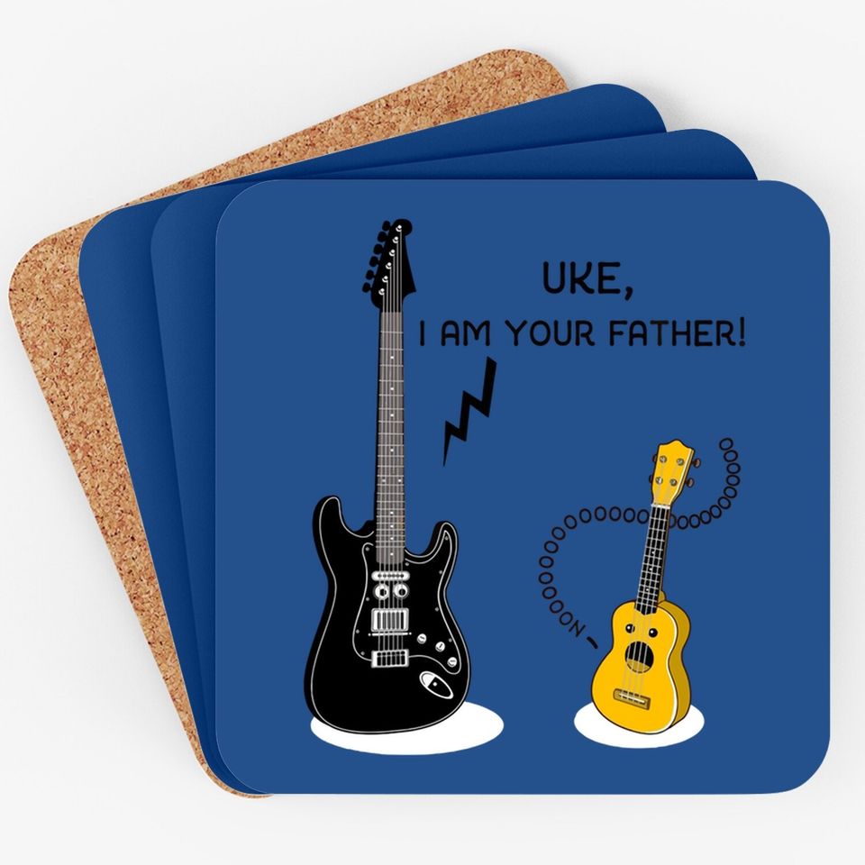 Uke I Am Your Father - Funny Guitar Coaster