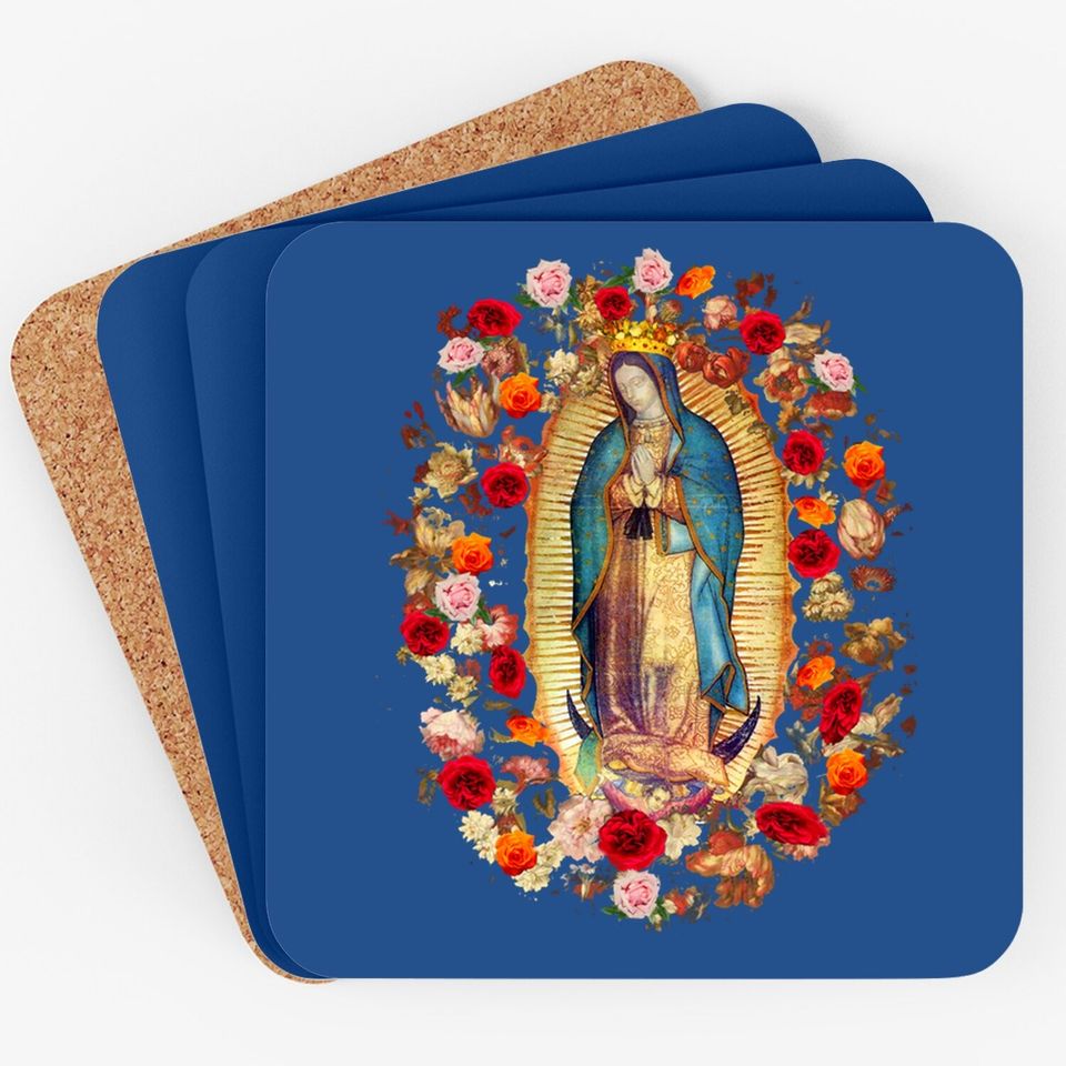 Our Lady Of Guadalupe Virgin Mary Catholic Coaster