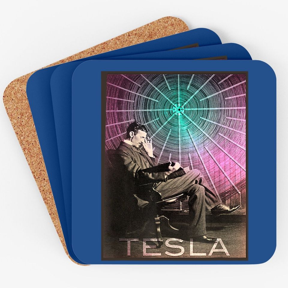 Nikola Tesla's Ac Electricity Inspiring Science Coaster