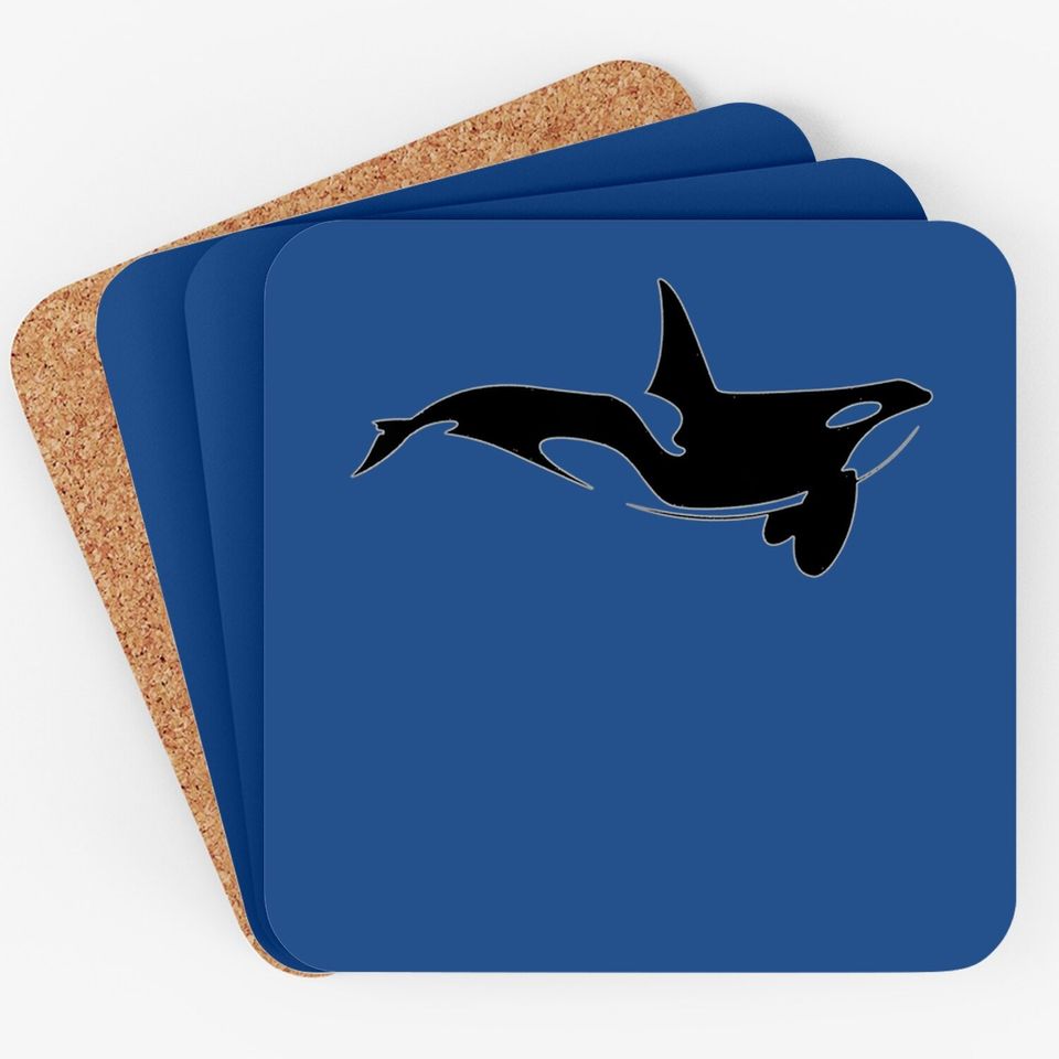 Save The Whales Ocean Orca Killer Whale Sea Conservation Coaster
