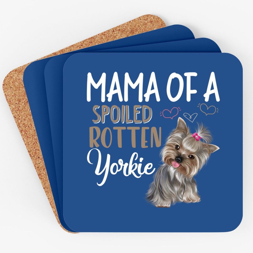 Yorkie Dog Coaster - Yorkie Mom, Dog Lover Gift Coaster