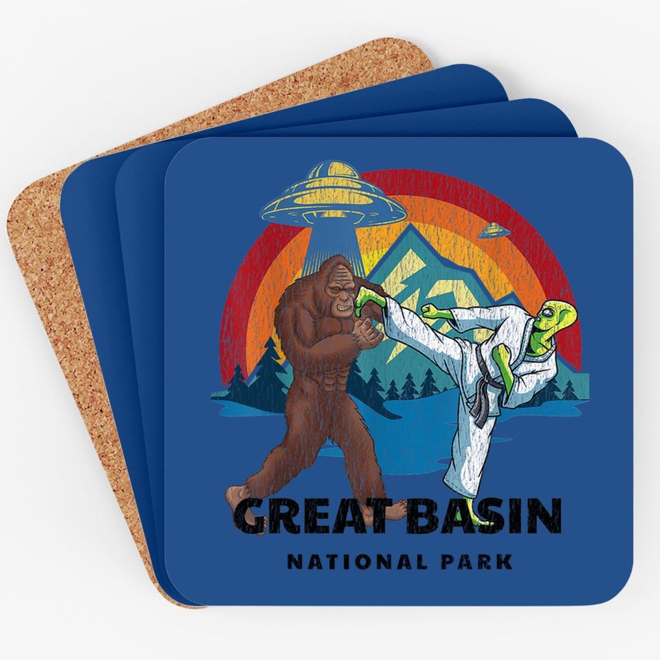 Great Basin National Park Bigfoot Alien Vintage Ufo Coaster