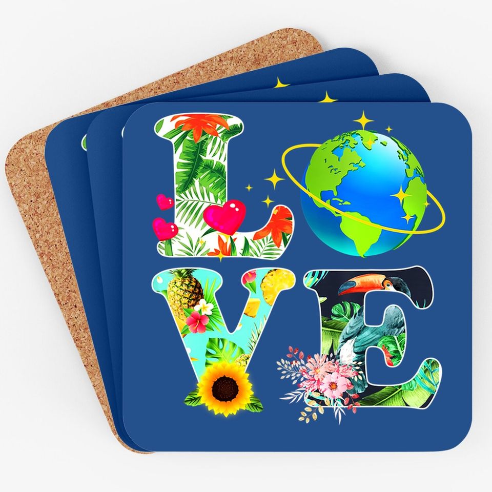 Love World Earth Day 2021 Environmental Saving The Planet Coaster