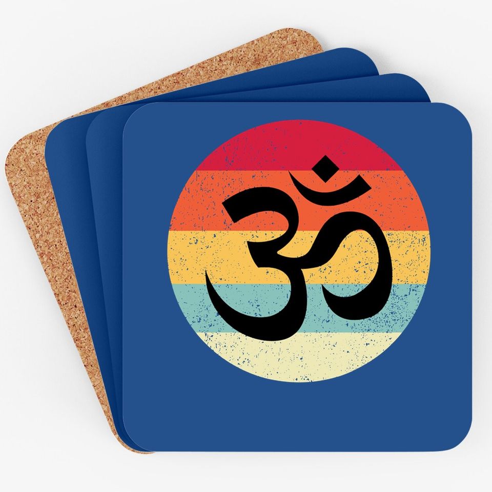 Om Symbol Aum Ohm Hindu Zen Tantra Yoga Day Namaste Gift Coaster