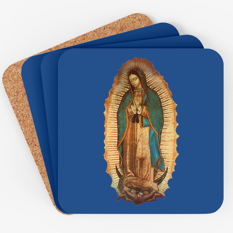 Our Lady Virgen De Guadalupe Virgin Mary Coaster