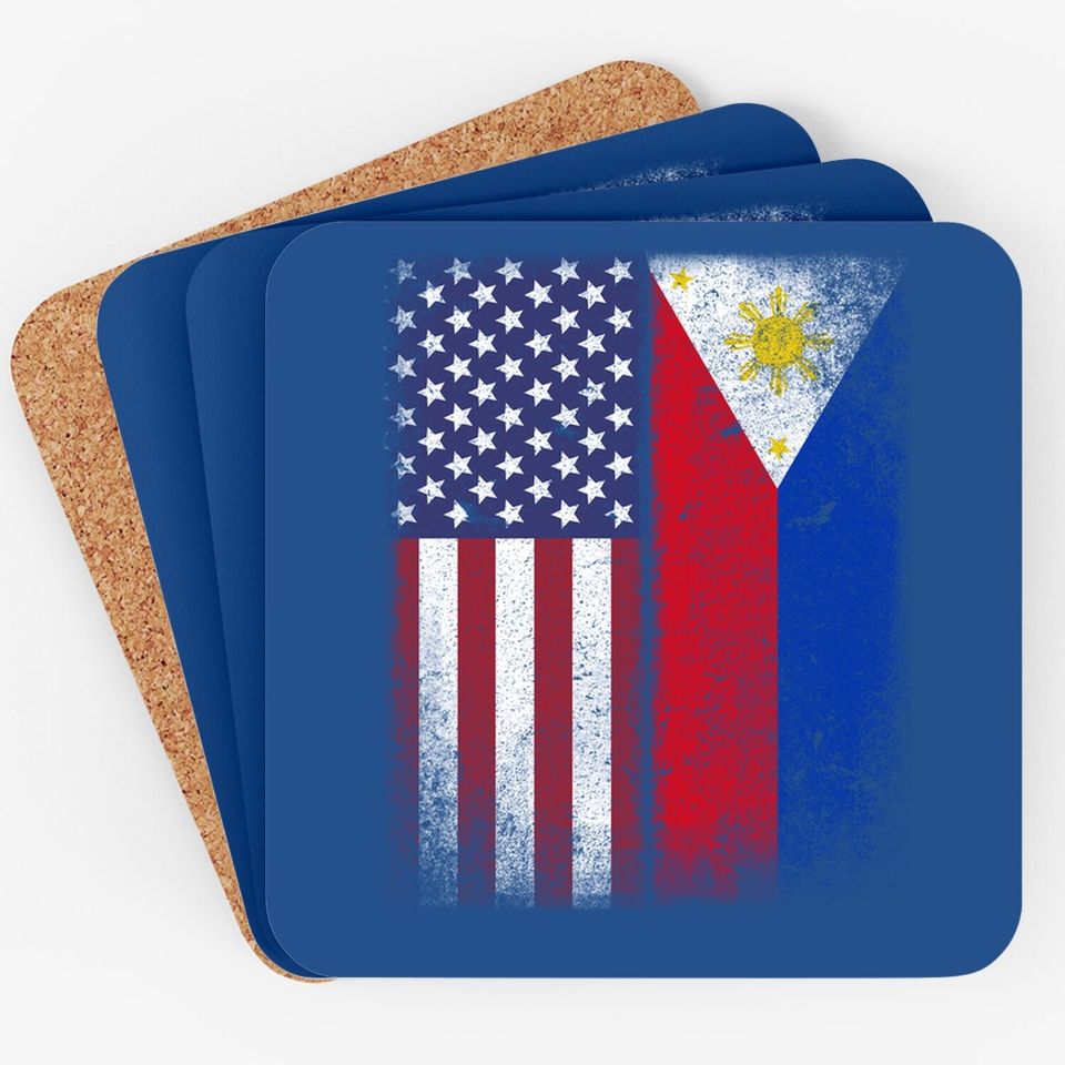 Filipino Roots American Grown Philippines Coaster