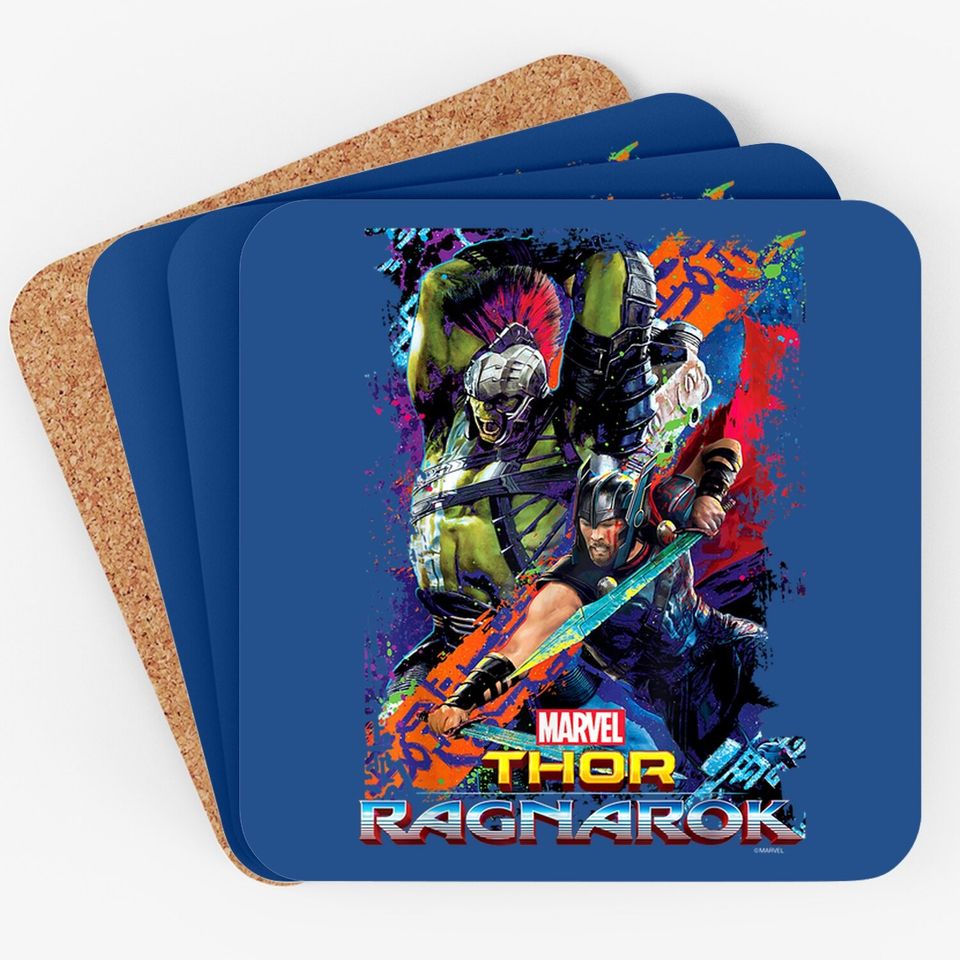 Marvel Thor Ragnarok Hulk Neon Pop Coaster