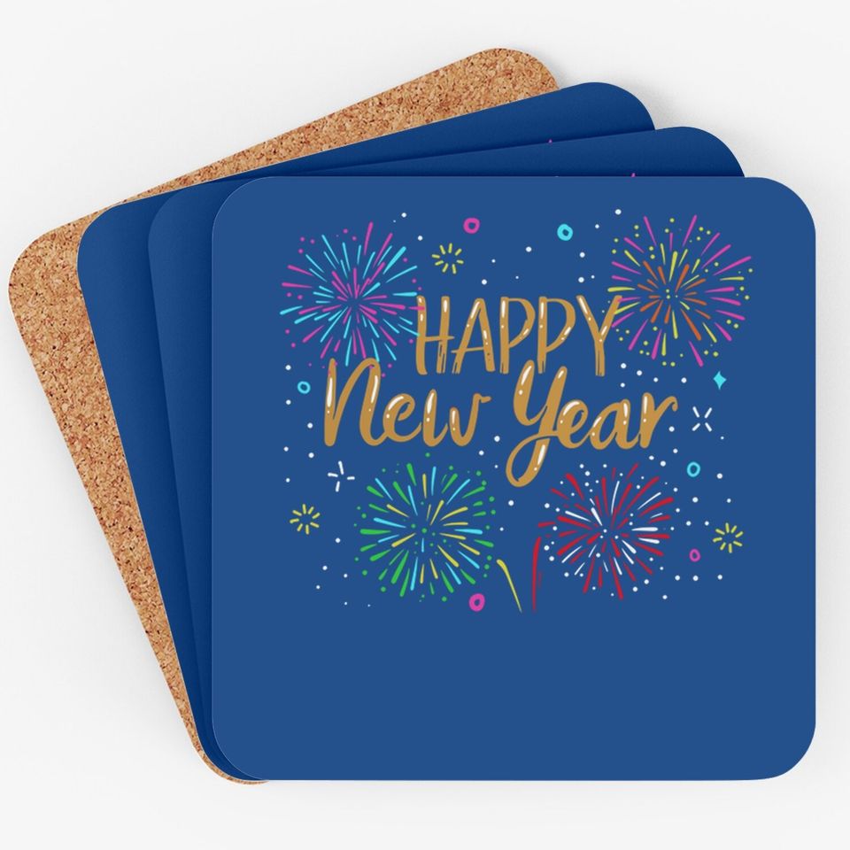 New Years Eve Party Supplies Nye 2021 Happy New Year Coaster
