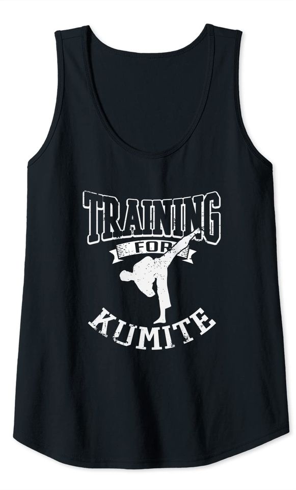 Training For Kumite MMA Martial Arts Belt Tank Top