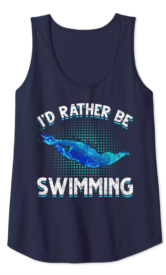 Aquatic Sport Swimming Lover Swim Swimmer Swimming Tank Top