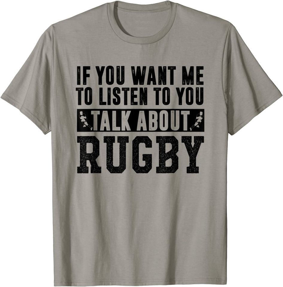 Talk About Rugby Rugby Player Rugby Coach T Shirt