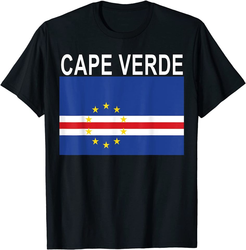 Cape Verde National Flag Design T Shirt