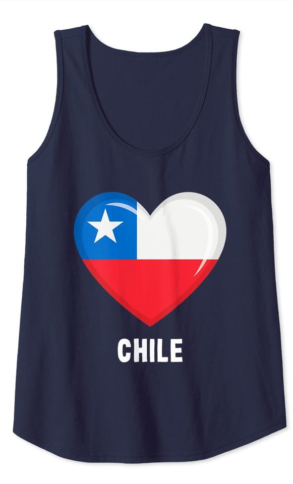 Chile Flag Tank Top
