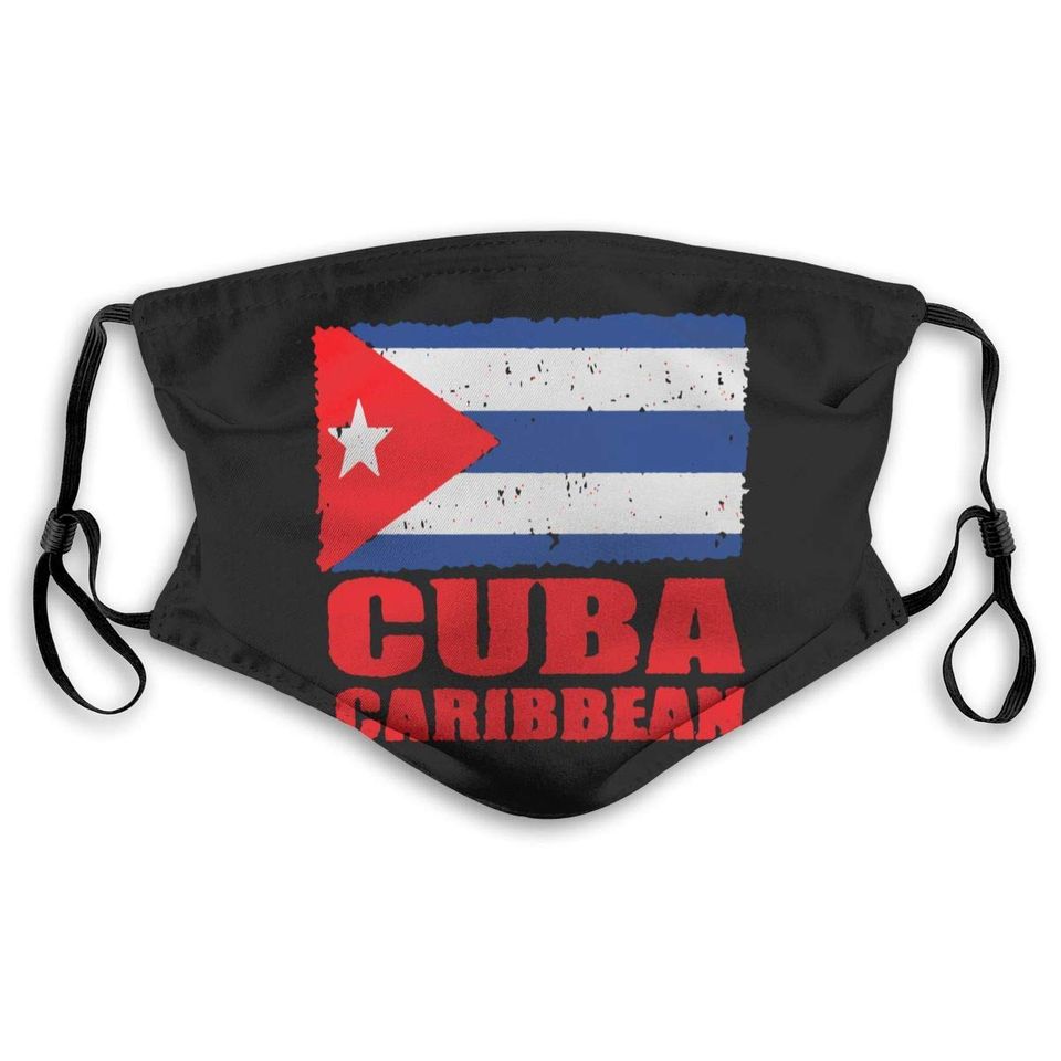 Comfortable Printed Mask Flag of Cuban Cuba Flag