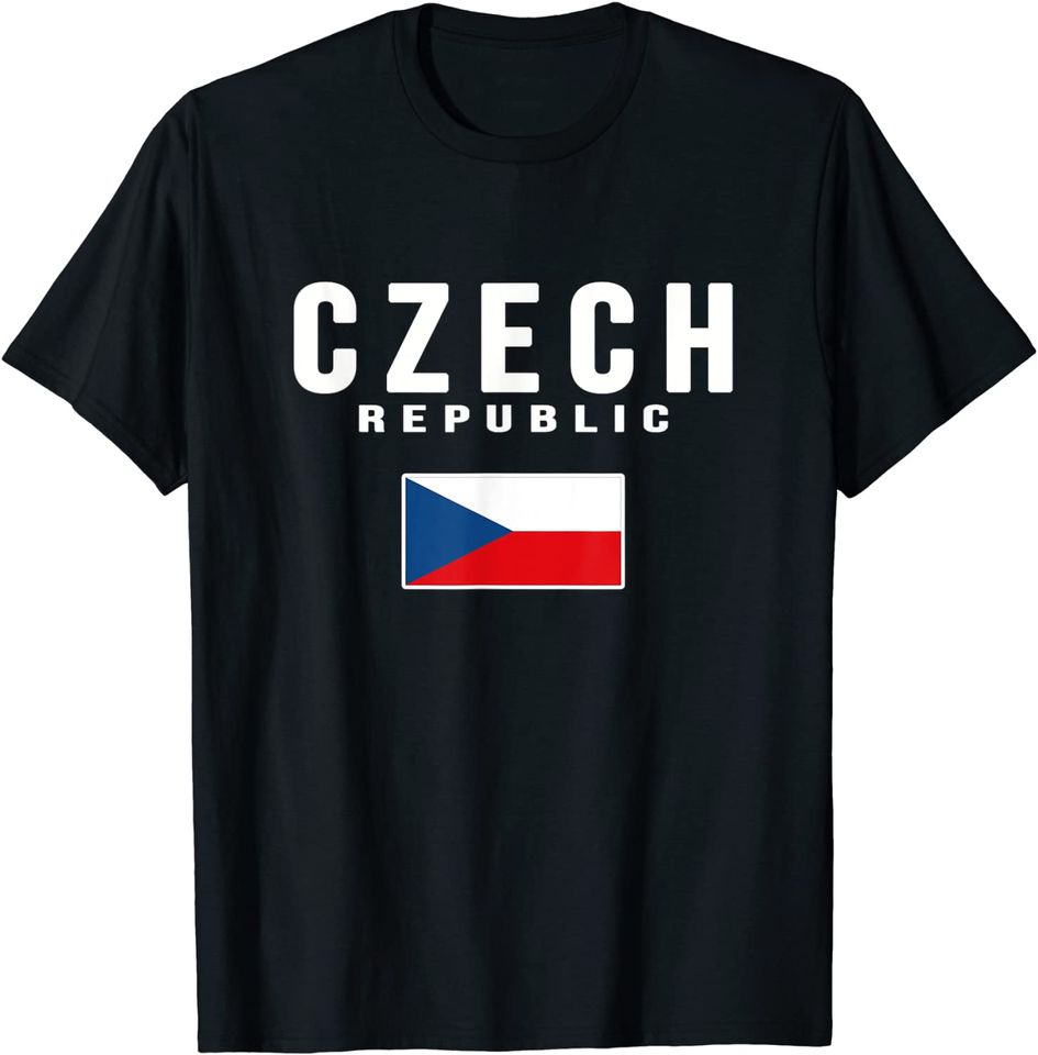 Czech Republic T-shirt Ceska  Flag