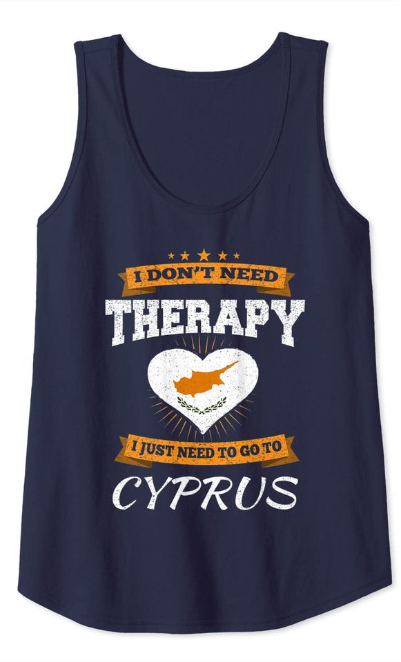 Cyprus Flag Vacation Tank Top